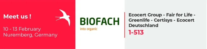Ecocert at BIOFACH 2026 – Let’s Meet in Nuremberg!